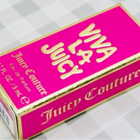 💗2x Juicy Couture Viva La Juicy EDP 0.17oz 5mL each Travel Mini NEW💗 - Picture 2 of 2
